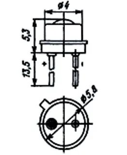 3Л341А1 диод светоизлучающий фото 2