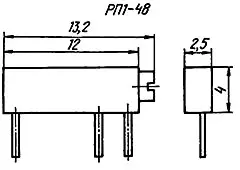 РП1-48 0.25вт 10 кОм фото 3 РП1-48 0.25вт 10 кОм фото 3