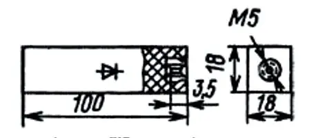 Д1005Б кремниевый столб фото 2