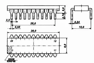КР1008ВЖ28 микросхема фото 2