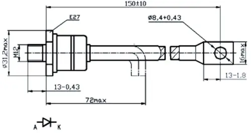 ДЧ251-200-10 диод фото 2