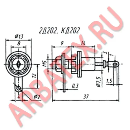 2Д202И-Т диод фото 3