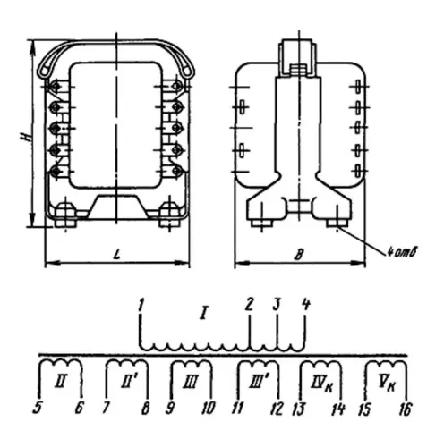 ТПП311-220-400 трансформатор фото 3 ТПП311-220-400 трансформатор фото 3