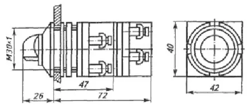 ПЕ-021 переключатель (исп.2) фото 3