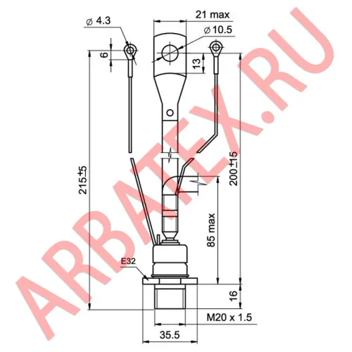 ТБ361-125-9-652 тиристор фото 3