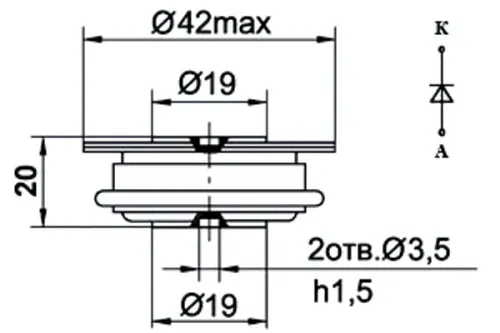 ДЛ123-320-11 диод фото 2 ДЛ123-320-11 диод фото 2