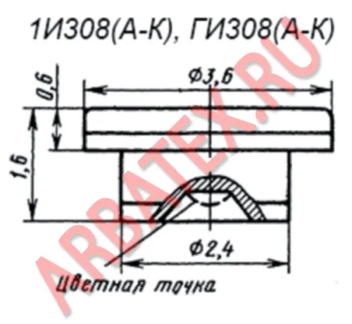 ГИ308И диод фото 3 ГИ308И диод фото 3