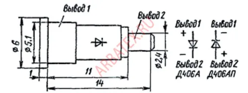 Д406А диод фото 2 Д406А диод фото 2