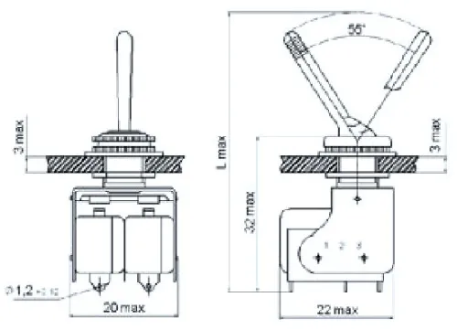 ПТ8-8С тумблер фото 3